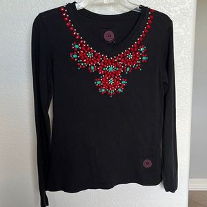 Double D Ranch long sleeve top in great used condition
